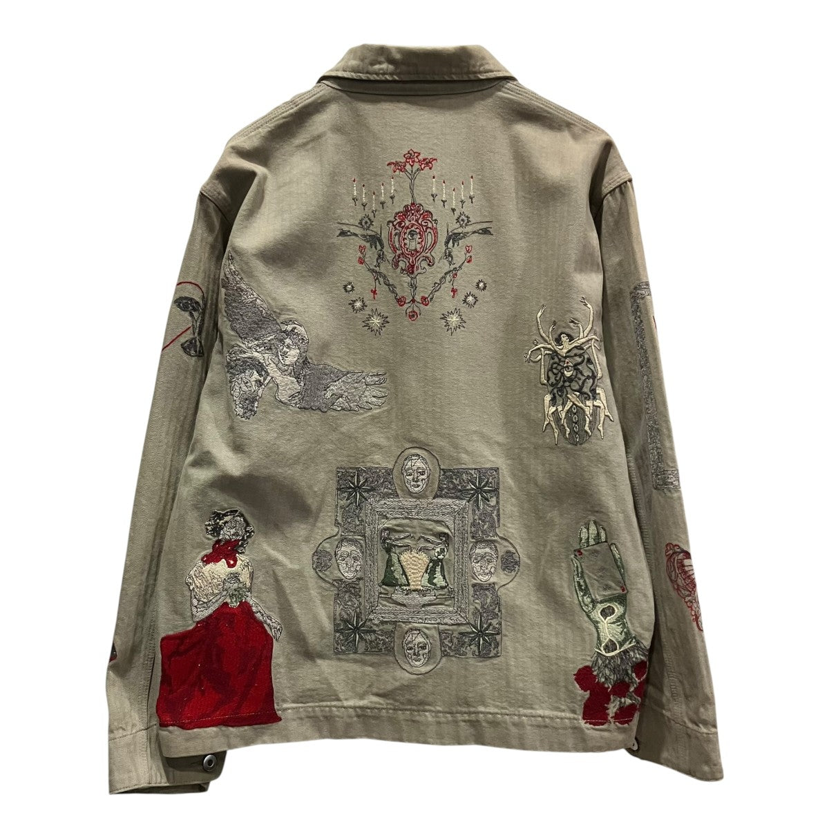 New Rituals Chore Jacket刺繍ミリタリーシャツ