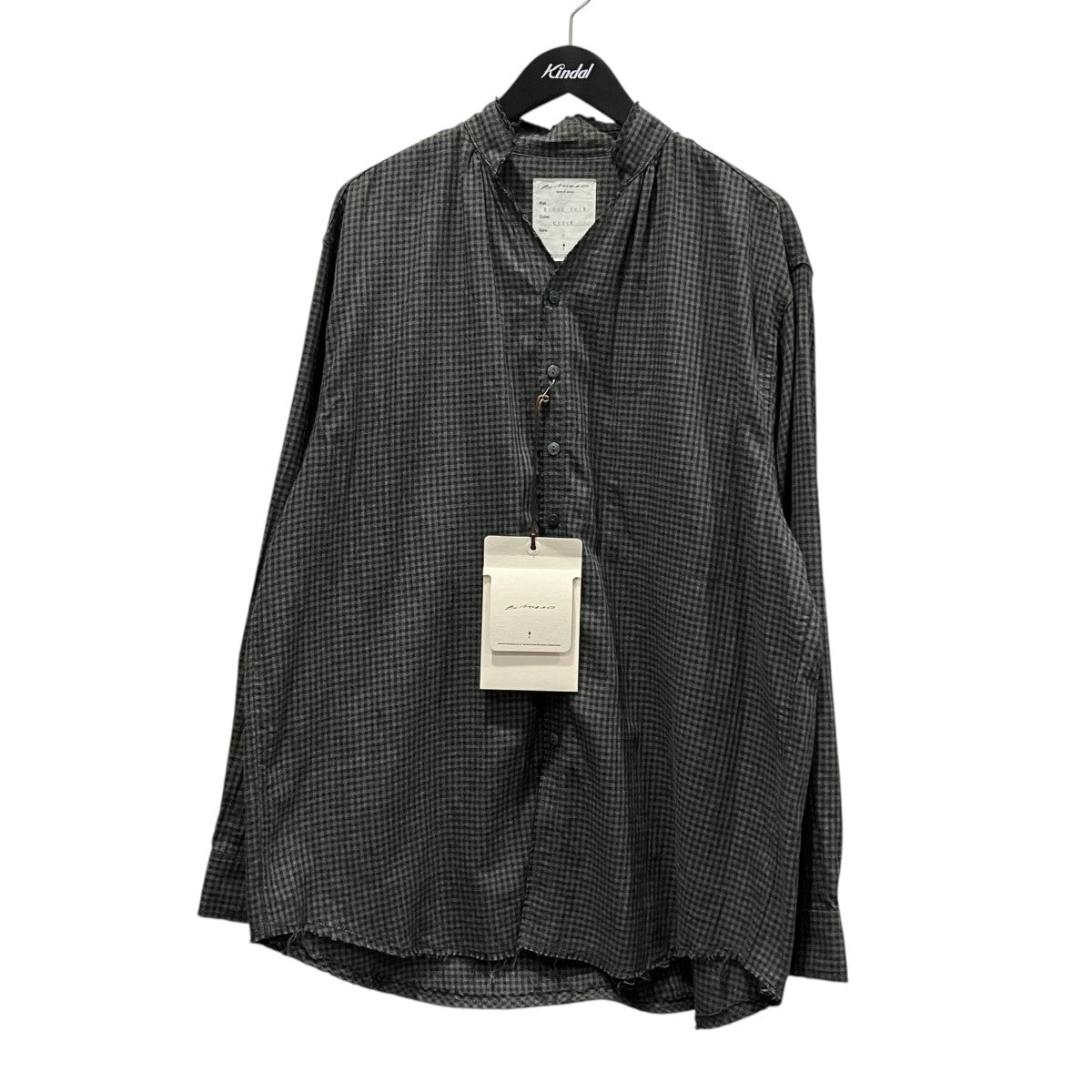 BLACKBIRD(ブラックバード) cut off collar shirtカットオフカラー 