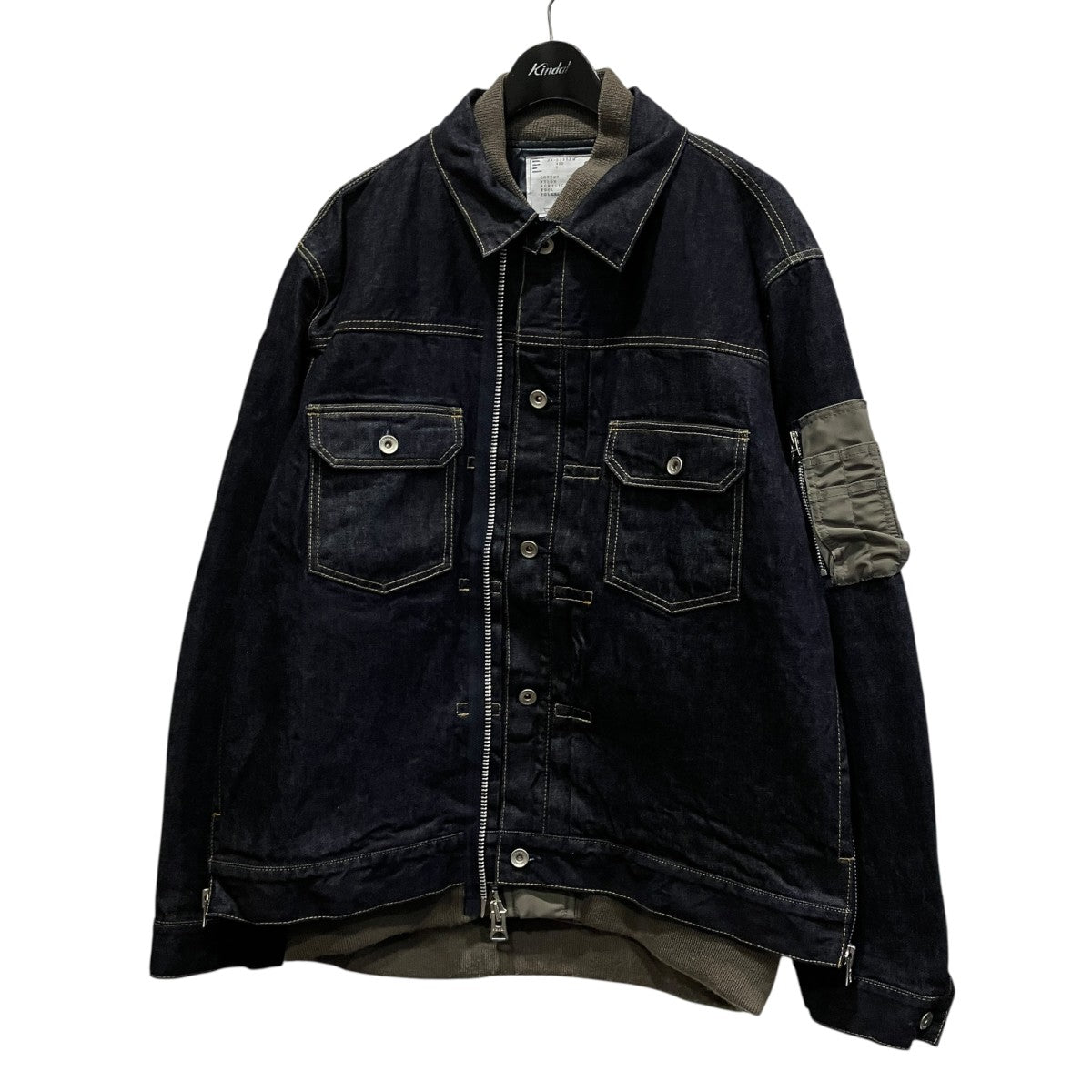 sacai(サカイ) MA-1ドッキングデニムジャケット24-03352M 24-03352M