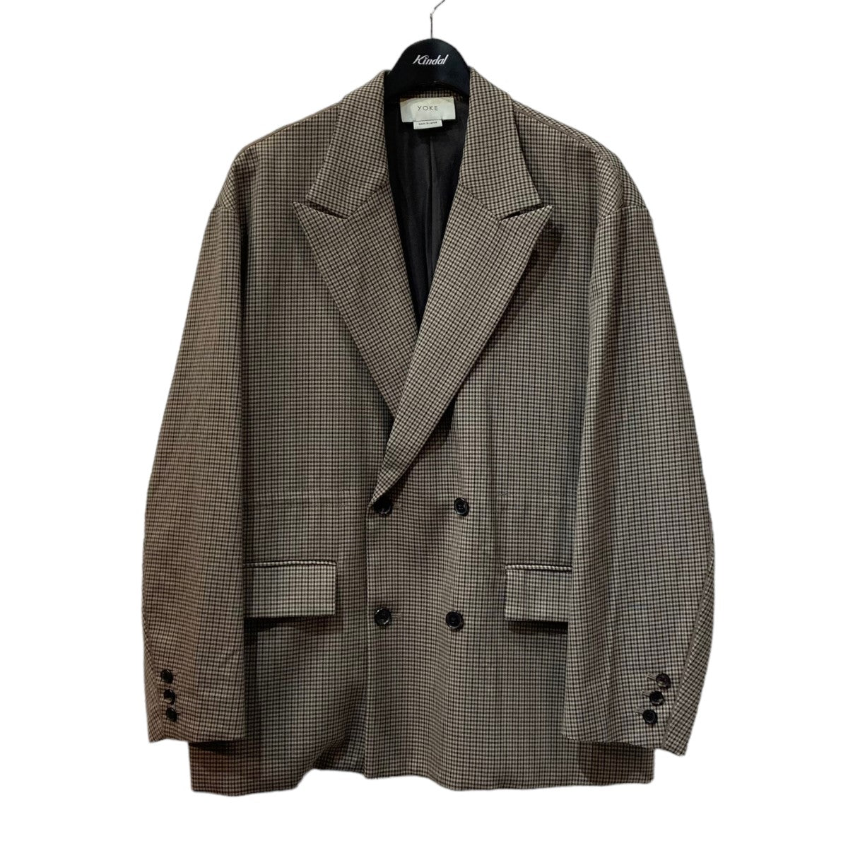 YOKE(ヨーク) DOUBLE BREASTED JACKET ダブルジャケット YK19AW0047J YK19AW0047J ベージュ サイズ  13｜【公式】カインドオルオンライン ブランド古着・中古通販【kindal】