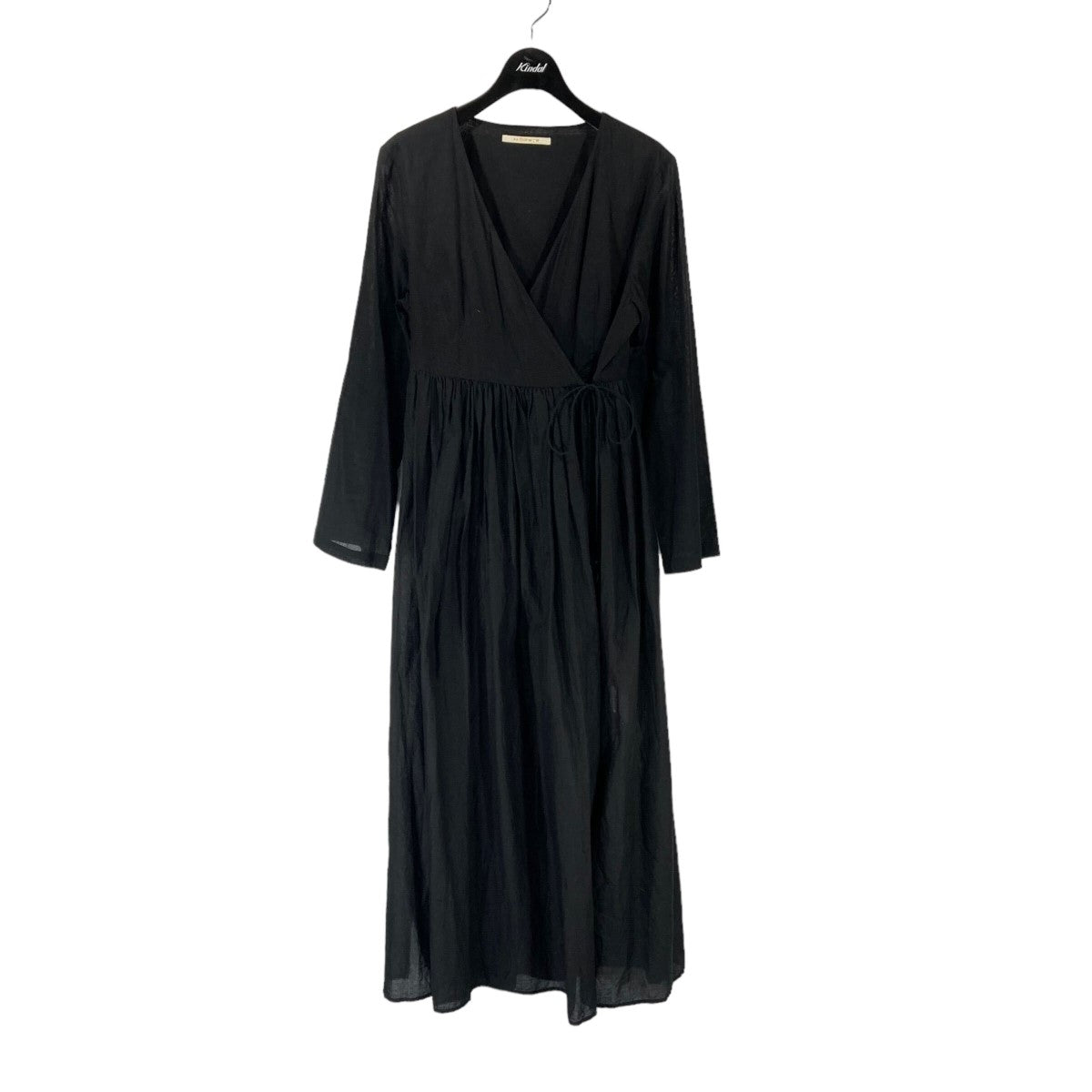 ワンピース Cotton Voile Plain Crossover Gown