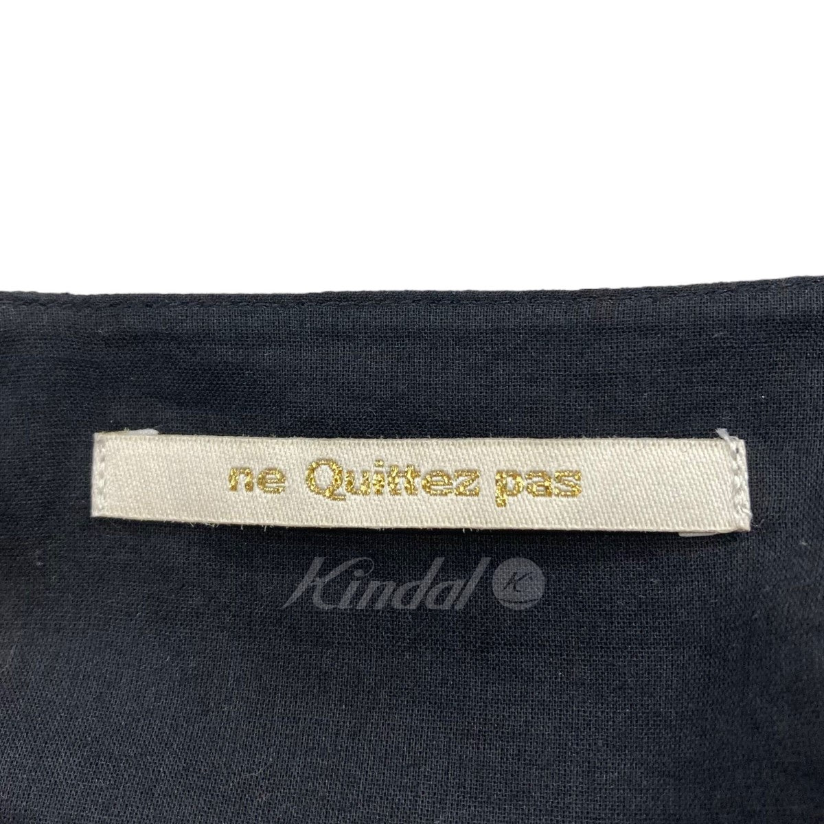 ワンピース Cotton Voile Plain Crossover Gown