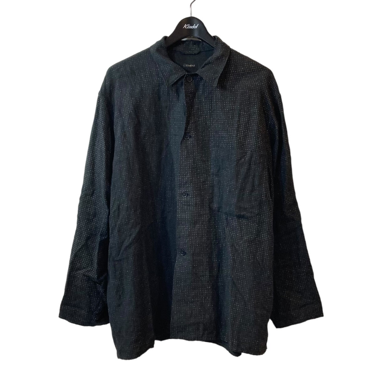 COMOLI(コモリ) リネンドットシャツジャケット X01-01027 X01-01027 