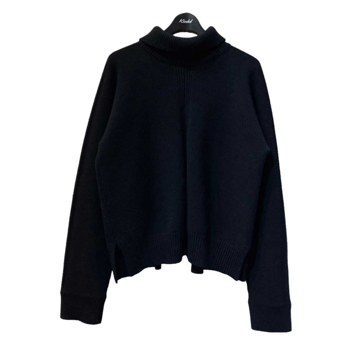 JIL SANDER(ジルサンダー) カシミヤ混 バックデザインタートルネックニット JSPT752056 JSPT752056 ブラック サイズ  34｜【公式】カインドオルオンライン ブランド古着・中古通販【kindal】