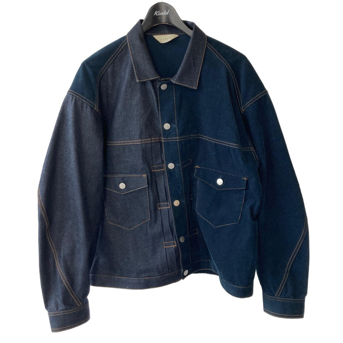 JieDa(ジエダ) SWITCHING DENIM JACKET jie-20W-JK08-A インディゴ サイズ  13｜【公式】カインドオルオンライン ブランド古着・中古通販【kindal】