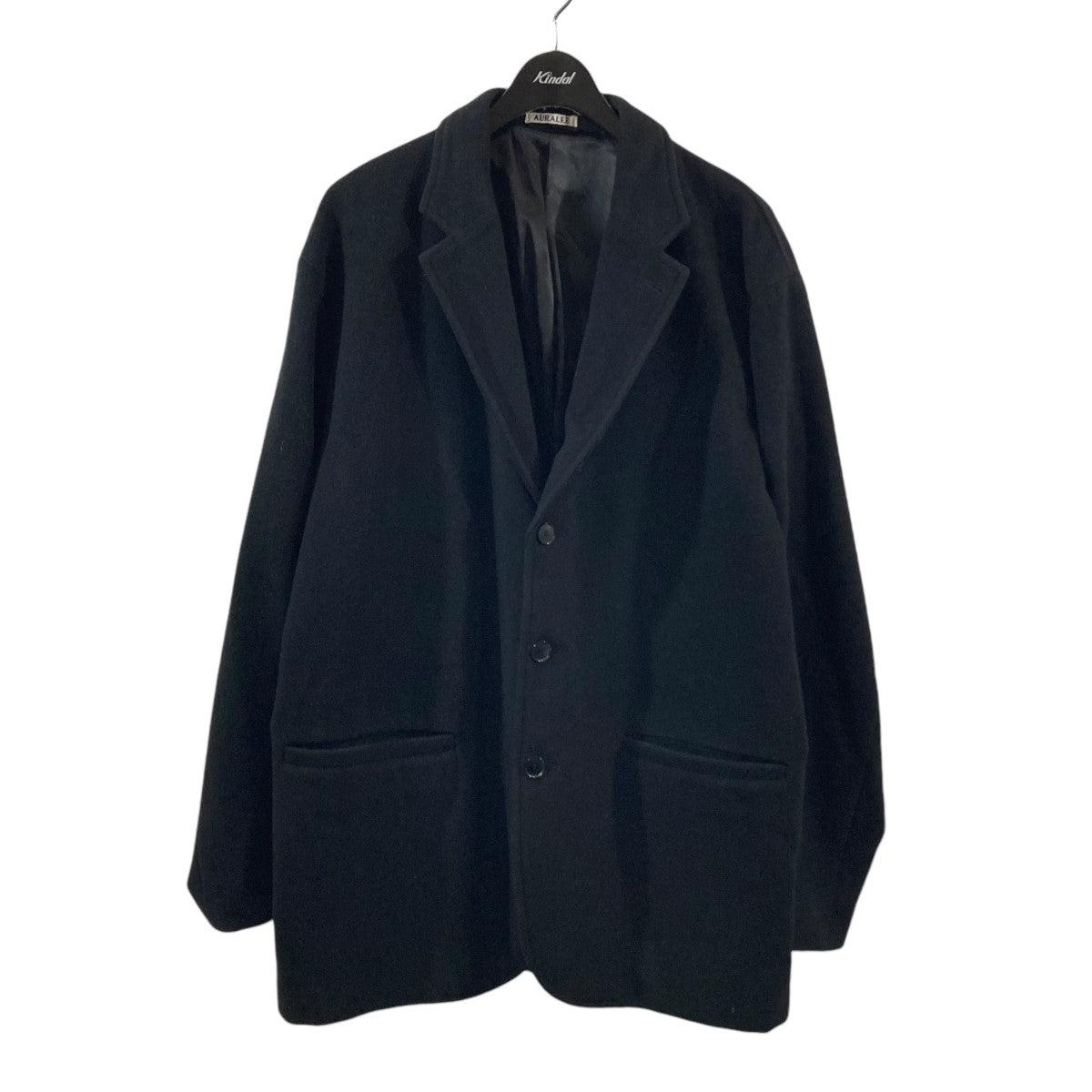 AURALEE(オーラリー) CASHMERE WOOL OVER JACKETウールジャケットA21AJ02MC A21AJ02MC ブラック  サイズ 5｜【公式】カインドオルオンライン ブランド古着・中古通販【kindal】