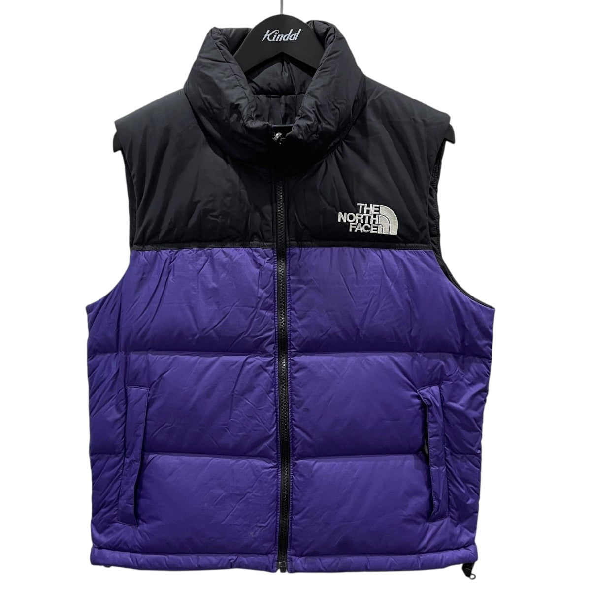 THE NORTH FACE(ザノースフェイス) ダウンベスト ブラック・パープル
