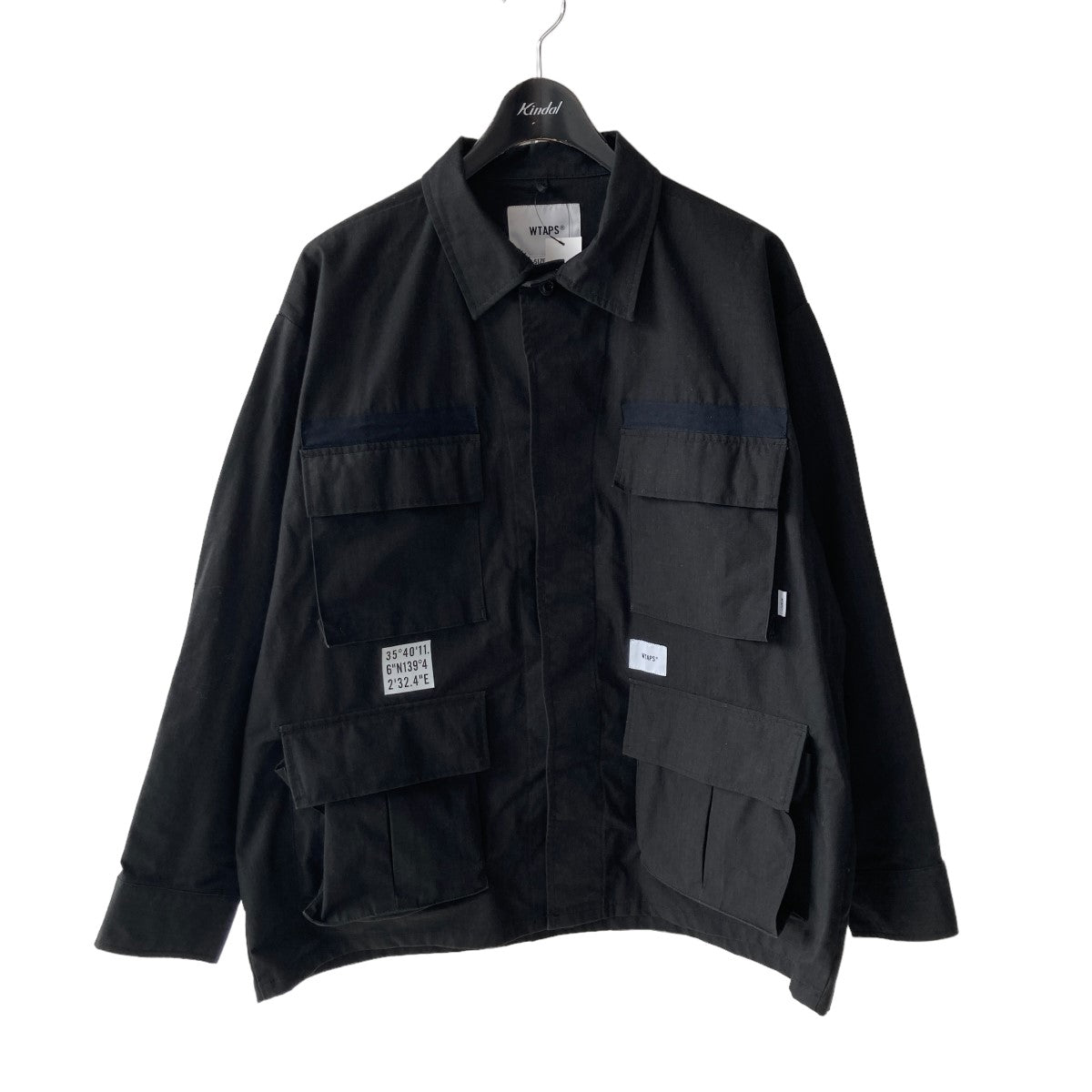 WTAPS(ダブルタップス) JMOD 01 LS NYCO． RIPSTOP． IDENTITYジャケット232WVDT-SHM03  232WVDT-SHM03 ブラック サイズ M｜【公式】カインドオルオンライン ブランド古着・中古通販【kindal】