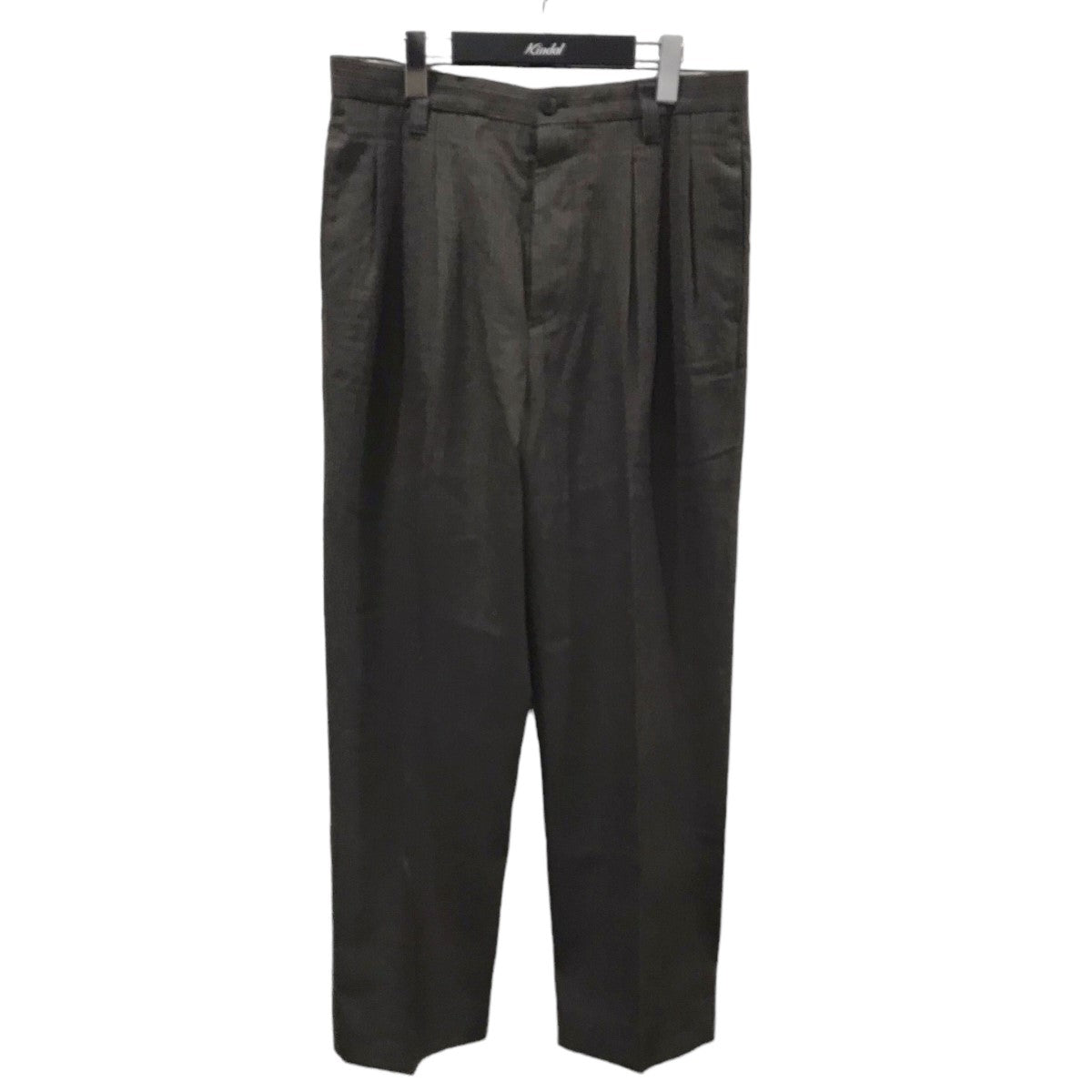 VISVIM(ビズビム) 23SS ストライプ柄ウールリネンスラックスパンツ MCCLOUD SLACKS SANTOME 0123105008019  0123105008019 ブラウン サイズ 2｜【公式】カインドオルオンライン ブランド古着・中古通販【kindal】