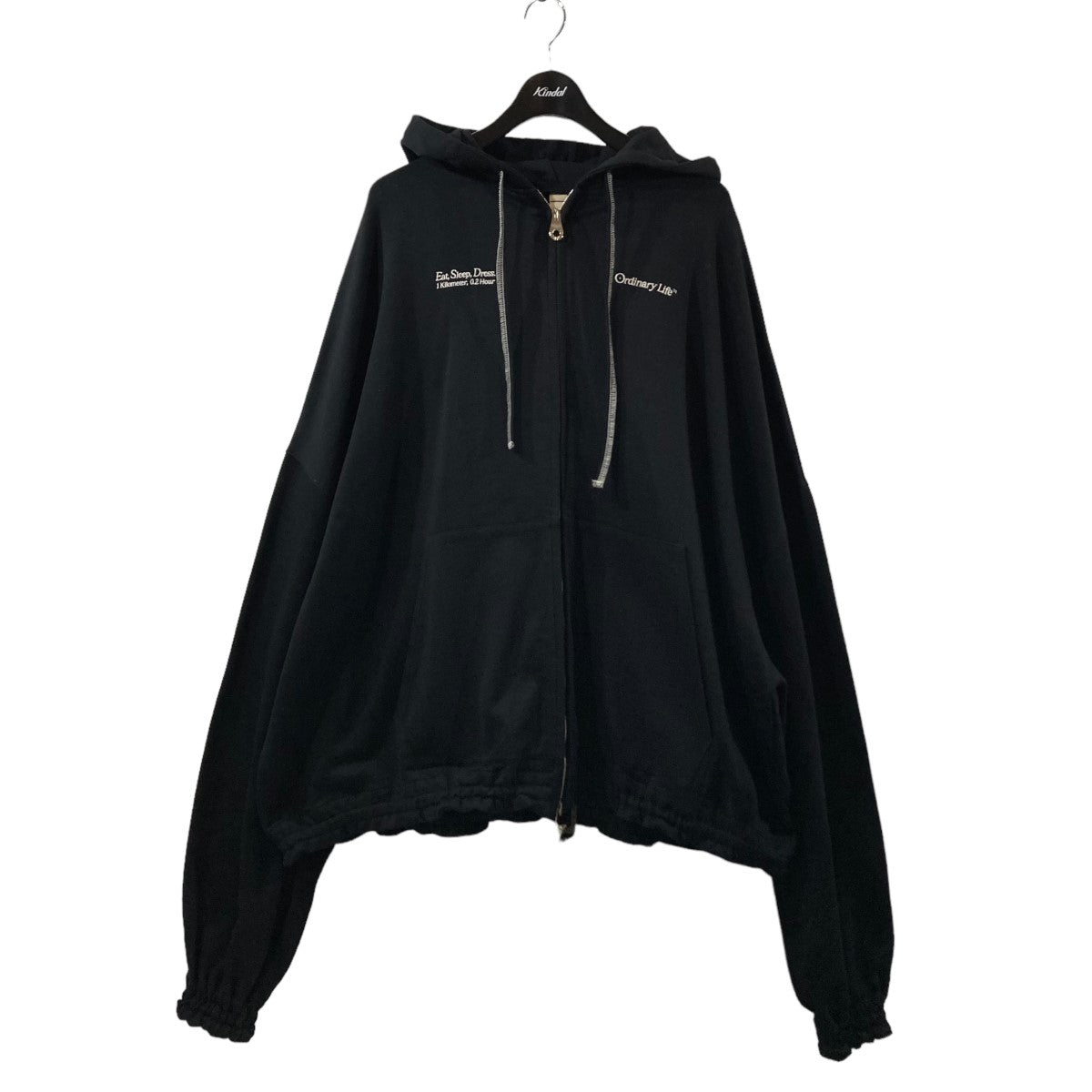 SHINYA KOZUKA(シンヤコヅカ) Ordinary Giant Zip Hoodieフーディー2401SK74 2401SK74 ブラック  サイズ S｜【公式】カインドオルオンライン ブランド古着・中古通販【kindal】