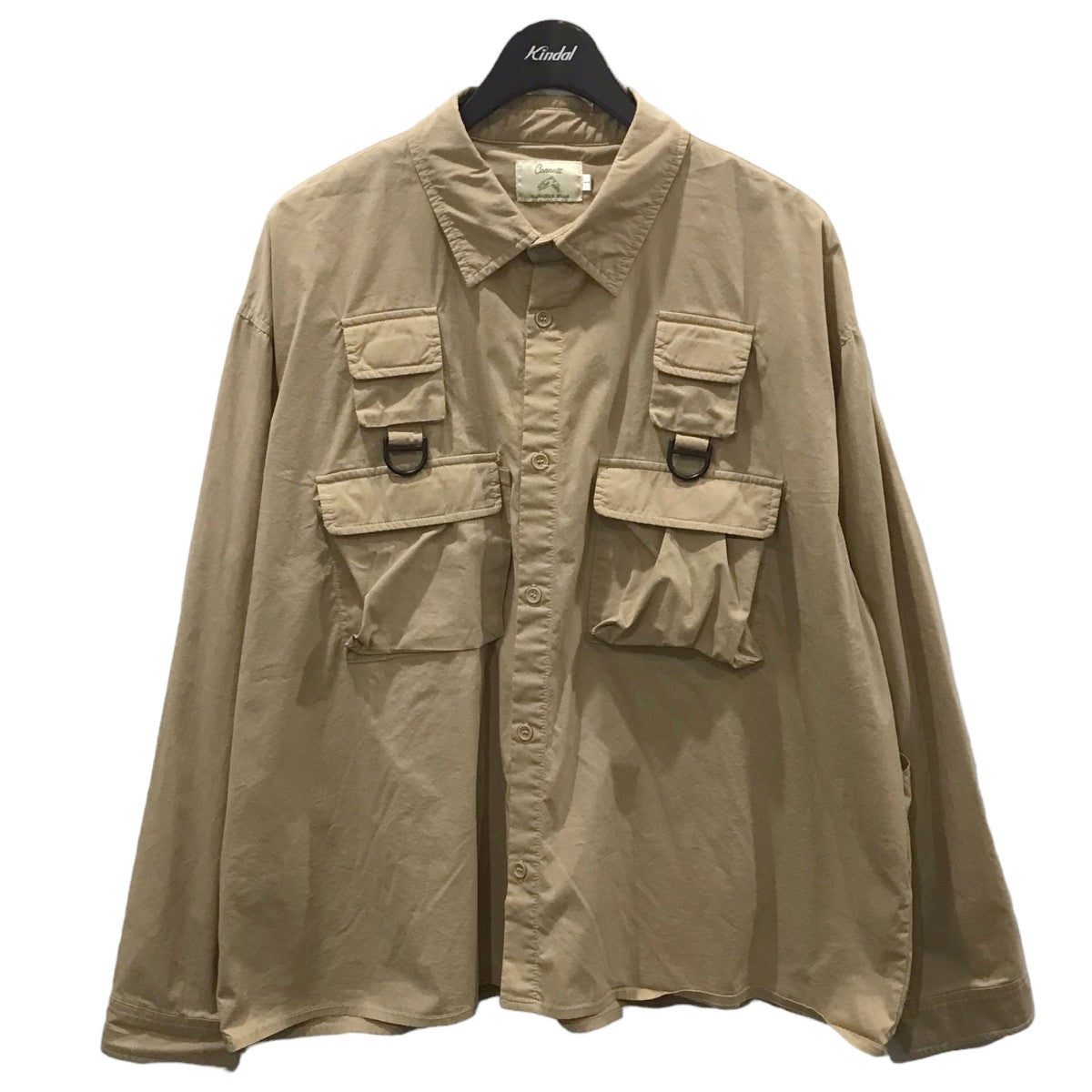 Connett(コネット) 長袖シャツ Fishing Shirt フィッシングシャツ ベージュ サイズ 16｜【公式】カインドオルオンライン  ブランド古着・中古通販【kindal】