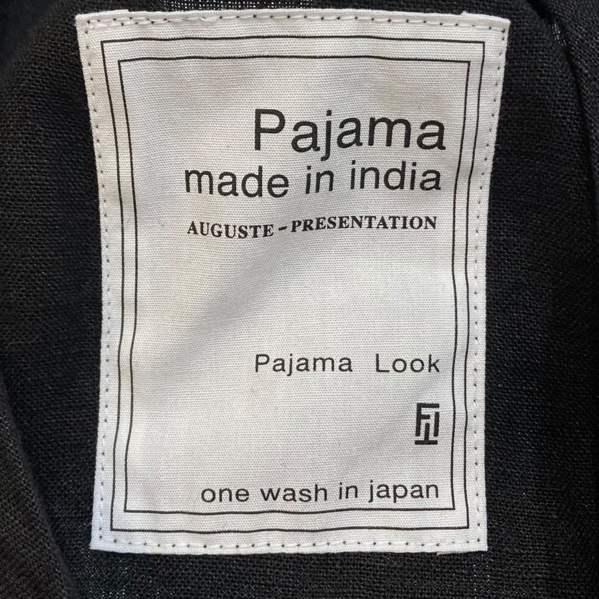 Pajama Look長袖ブラウス