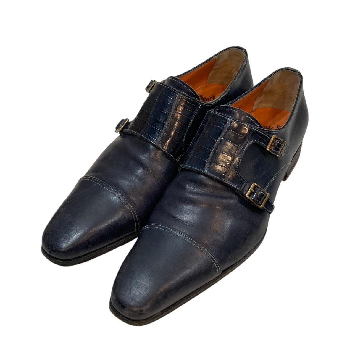 Santoni(サントーニ) レザーシューズ10053 10053 ネイビー サイズ 7｜【公式】カインドオルオンライン  ブランド古着・中古通販【kindal】