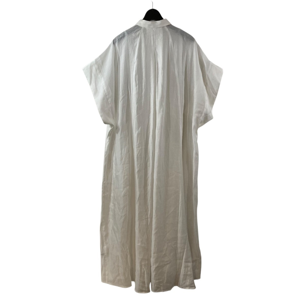 UN3D. WIDE NO SLEEVE LONG SH シャツワンピース 522220402501-01 古着・中古-2枚目のアイテム画像