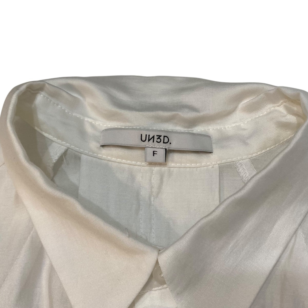 UN3D. WIDE NO SLEEVE LONG SH シャツワンピース 522220402501-01 古着・中古-5枚目のアイテム画像