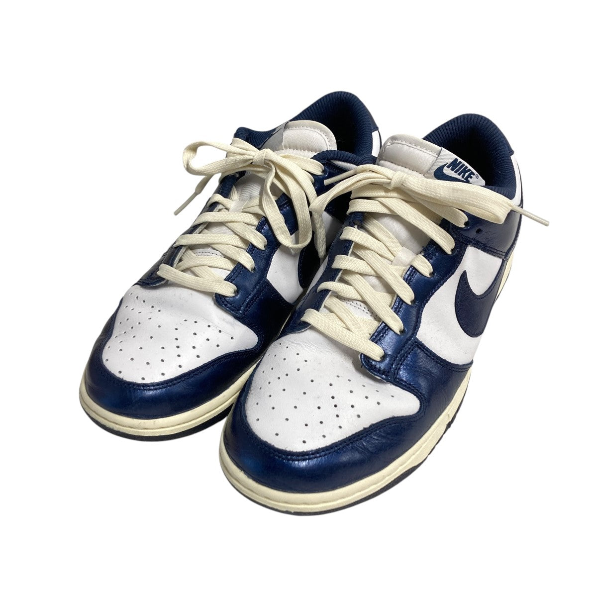 NIKE(ナイキ) DUNK LOW PRM ダンク ロー プレミアムスニーカーFN7197-100 FN7197-100 ホワイト、ネイビー サイズ  28.5cm｜【公式】カインドオルオンライン ブランド古着・中古通販【kindal】