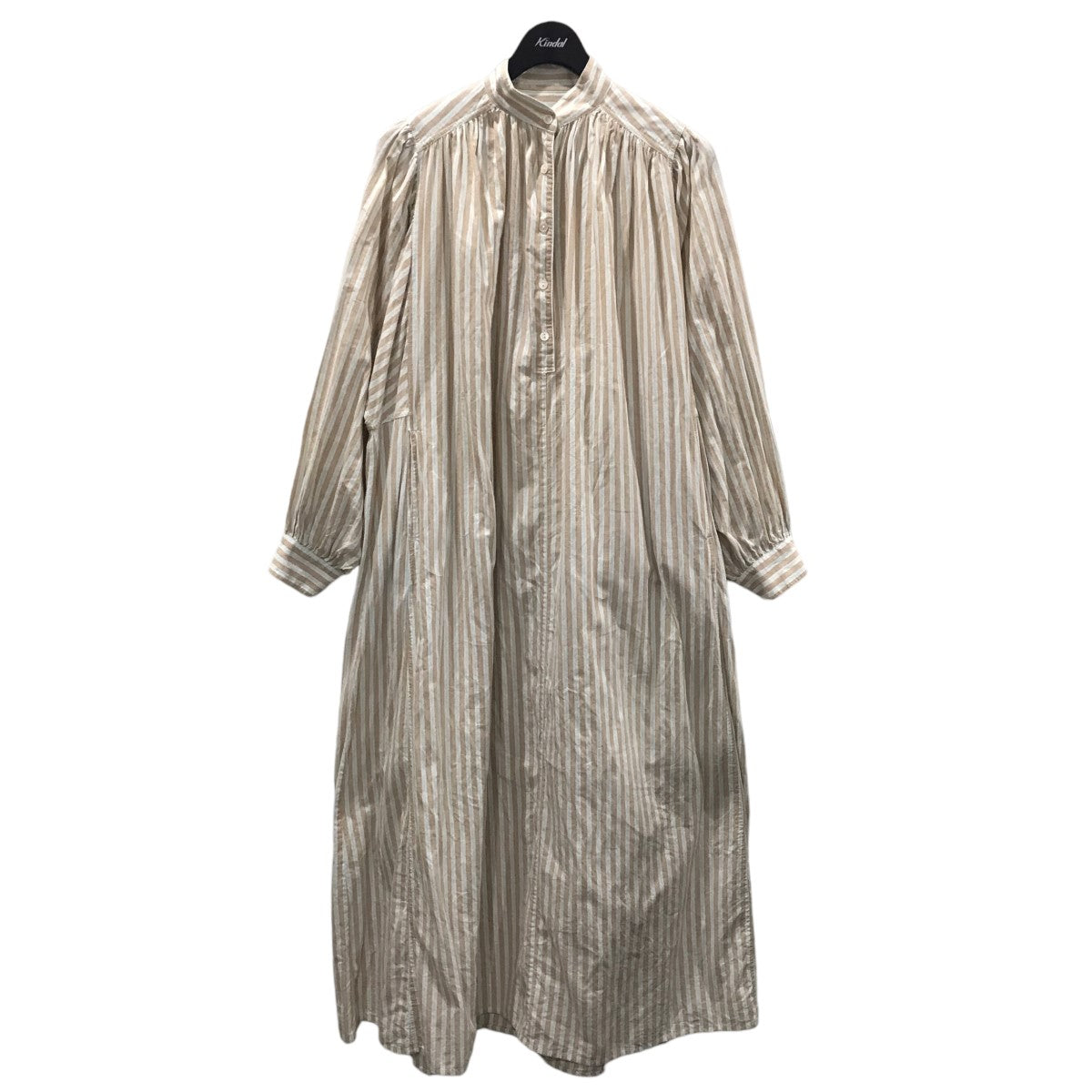 Ron Herman×TEN． ストライプ柄シャツワンピース Stripe Kaftan Dress ストライプカフタンドレス 3310300228  3310300228 オレンジ・グリーン・ホワイト サイズ フリーサイズ｜【公式】カインドオルオンライン ブランド古着・中古通販【kindal】