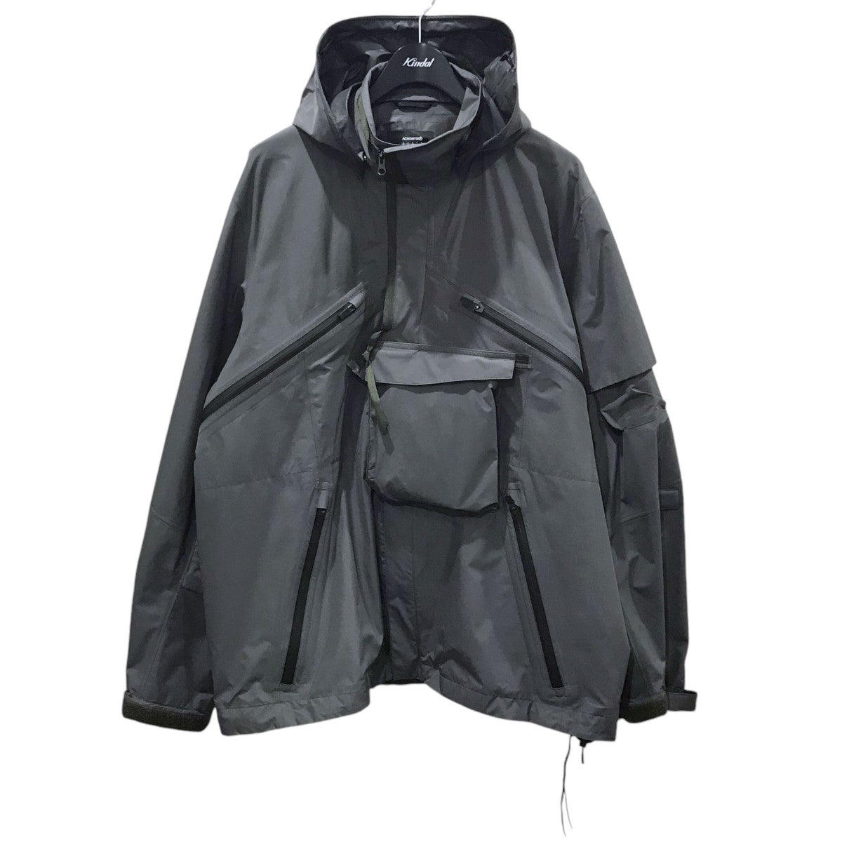 ACRONYM(アクロニウム) ゴアテックスジャケット 2L Gore-Tex Paclite Plus Interops Jacket  J1W-GTPL J1W-GTPL グレー サイズ L｜【公式】カインドオルオンライン ブランド古着・中古通販【kindal】