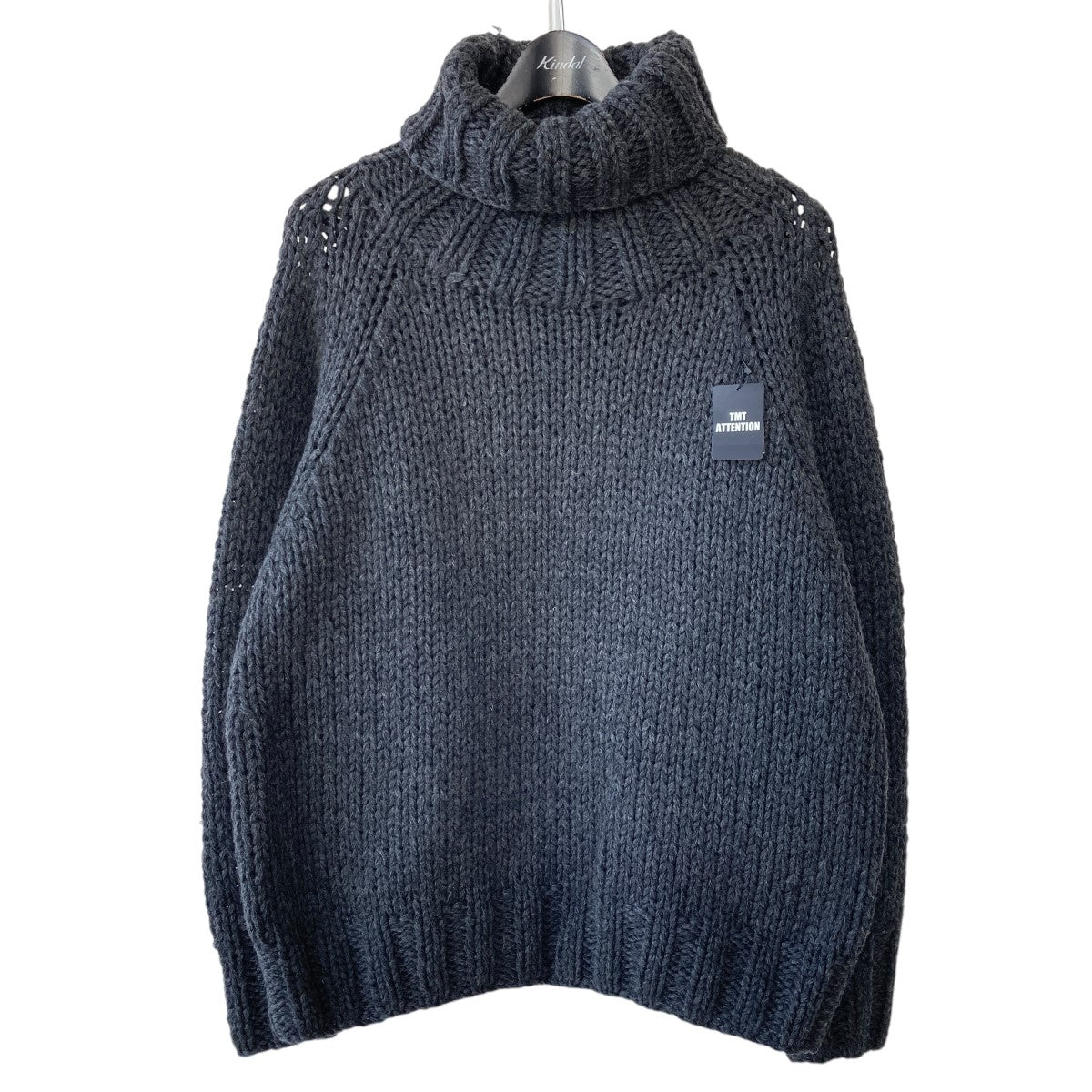 TMT(ティーエムティー) ROUGH GAUGE HAND KNITハイネックニット