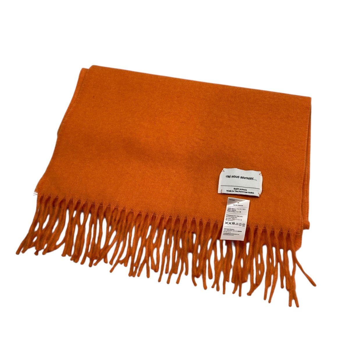 THE INOUE BROTHERS(ザイノウエブラザーズ) マフラー オレンジ｜【公式