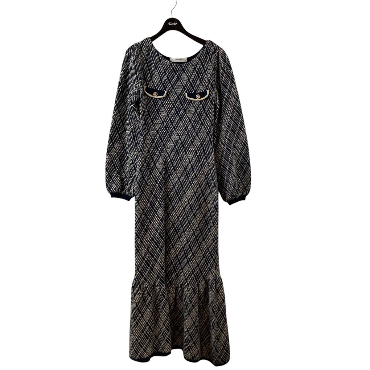 美品★Her lip to ハーリップトゥ プレイドジャガードニットワンピース 2025年最新】plaid jacquard knit dress her lipの人気アイテム