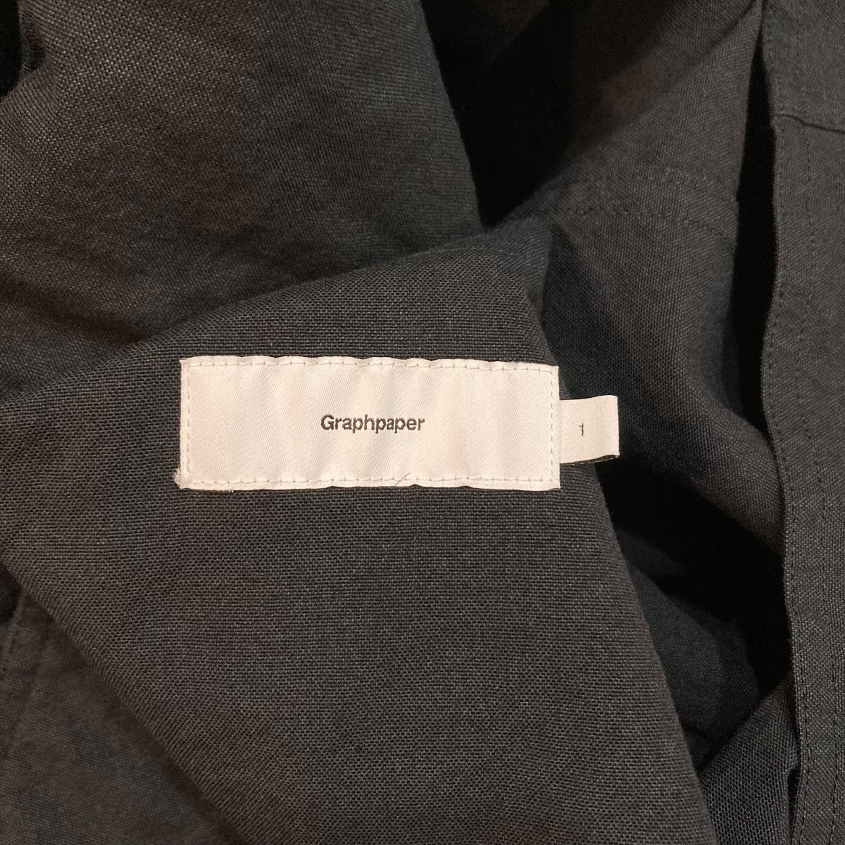 Graphpaper French Work JacketワークジャケットGM214-20044C 古着・中古-8枚目のアイテム画像
