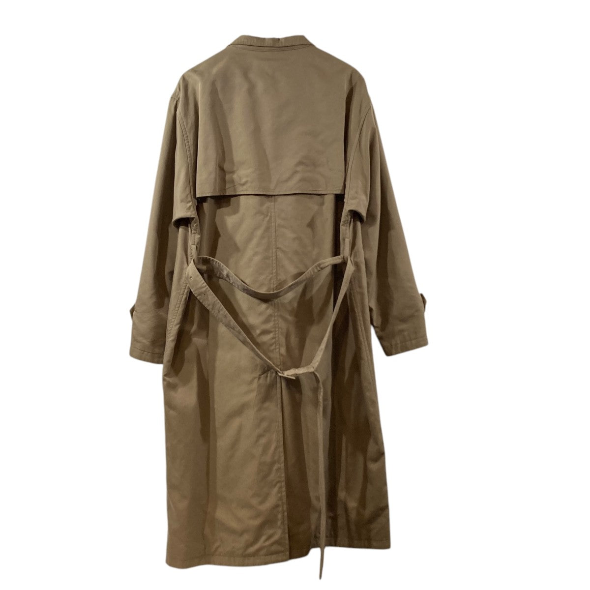 AURALEE WASHED FINX CUPRO TWILL LONG COATロングコートA20AC01FC 古着・中古-2枚目のアイテム画像