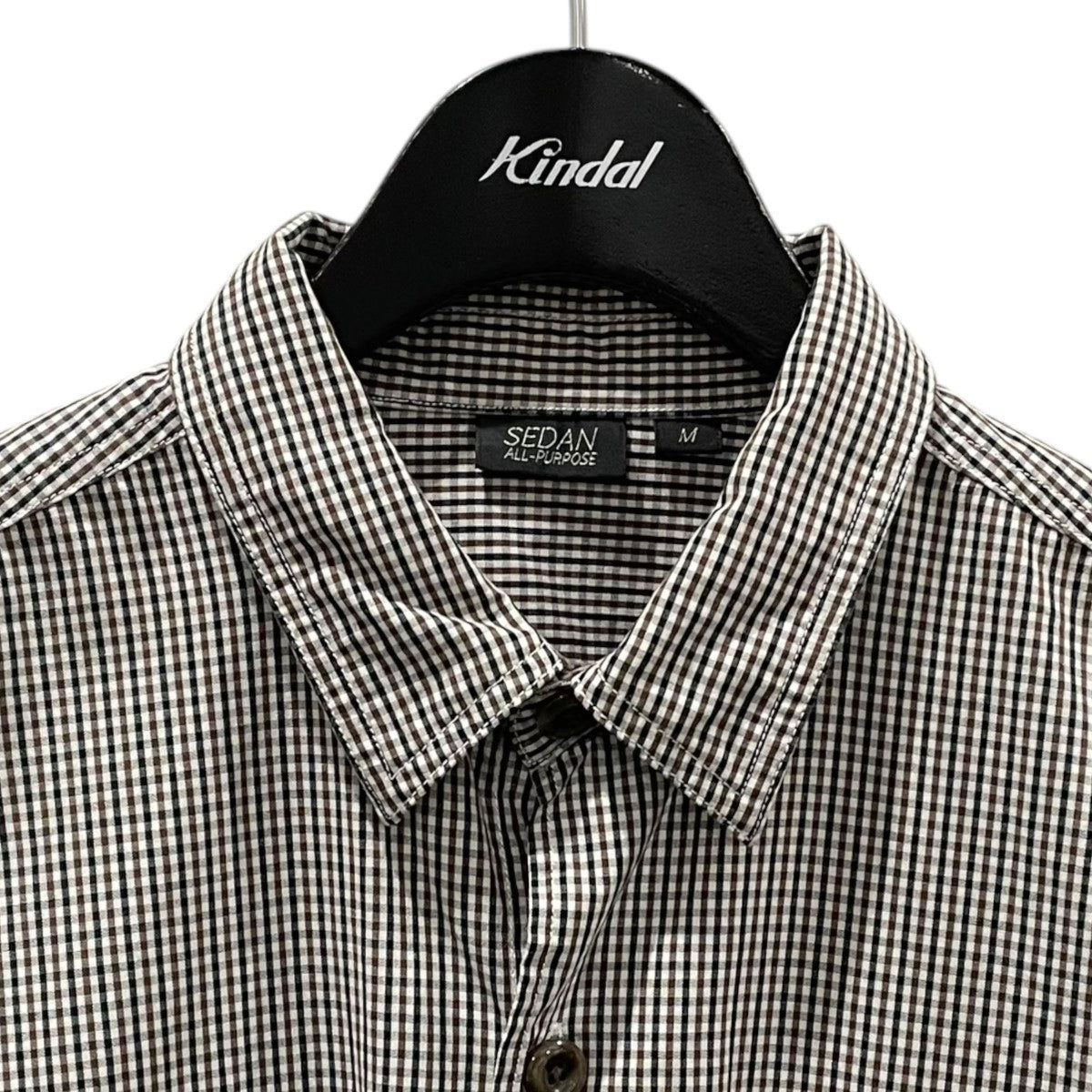 SEDAN ALL-PURPOSE チェック柄シャツ Brushed Cotton Work Shirt ブラッシュドコットンワークシャツ SD24F-SH01 古着・中古-3枚目のアイテム画像