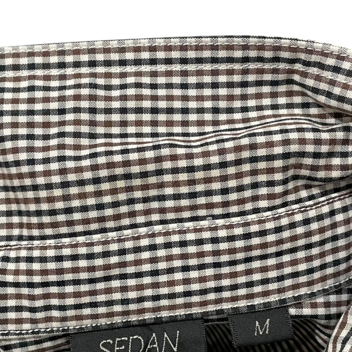 SEDAN ALL-PURPOSE チェック柄シャツ Brushed Cotton Work Shirt ブラッシュドコットンワークシャツ SD24F-SH01 古着・中古-6枚目のアイテム画像
