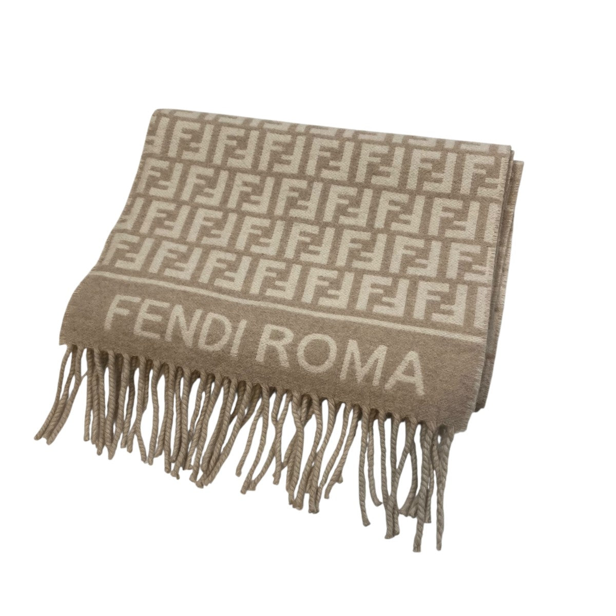 (新品未使用) FENDI フェンディ マフラー wool 100% 未使用】FENDI フェンディ ウール100%マフラー 未使用 イタリア製