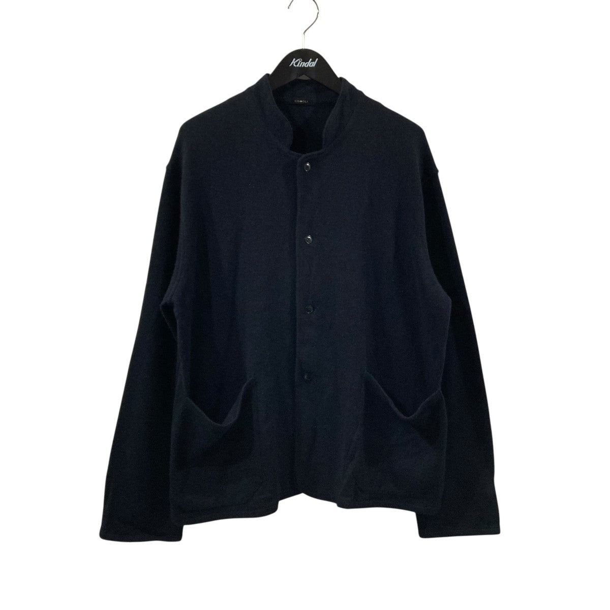 COMOLI(コモリ) スタンドカラーニットジャケット W03-06004 W03