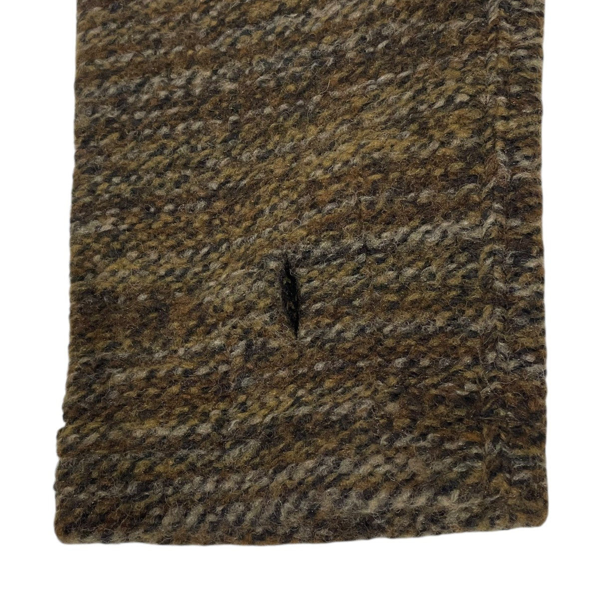 カインドオルオンライン Vネックニットカーディガン Knit Cardigan - Poly Wool Melange Knit ポリウール メランジニット NQ092 古着・中古-4枚目のアイテム画像