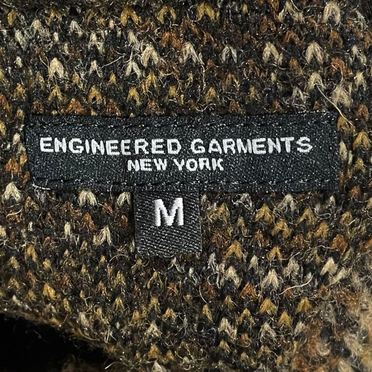 カインドオルオンライン Vネックニットカーディガン Knit Cardigan - Poly Wool Melange Knit ポリウール メランジニット NQ092 古着・中古-5枚目のアイテム画像