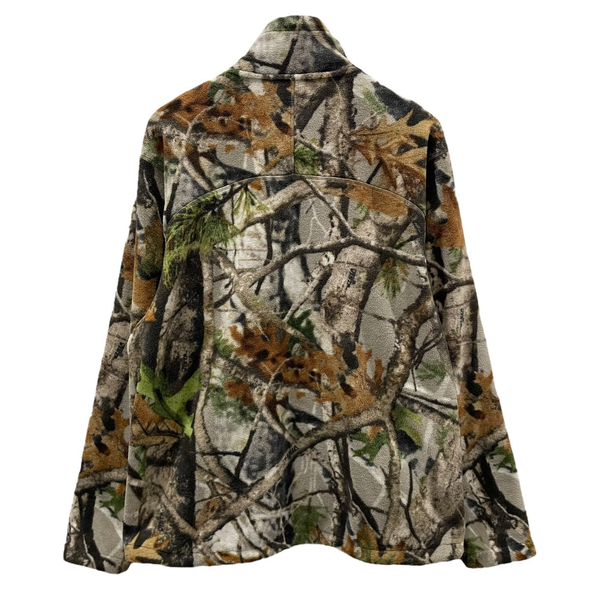 カインドオルオンライン 22AW ツリーカモ柄ジップアップブルゾン SCHOTT FLEECE JACKET ショット フリースジャケット WT22120KY 古着・中古-2枚目のアイテム画像