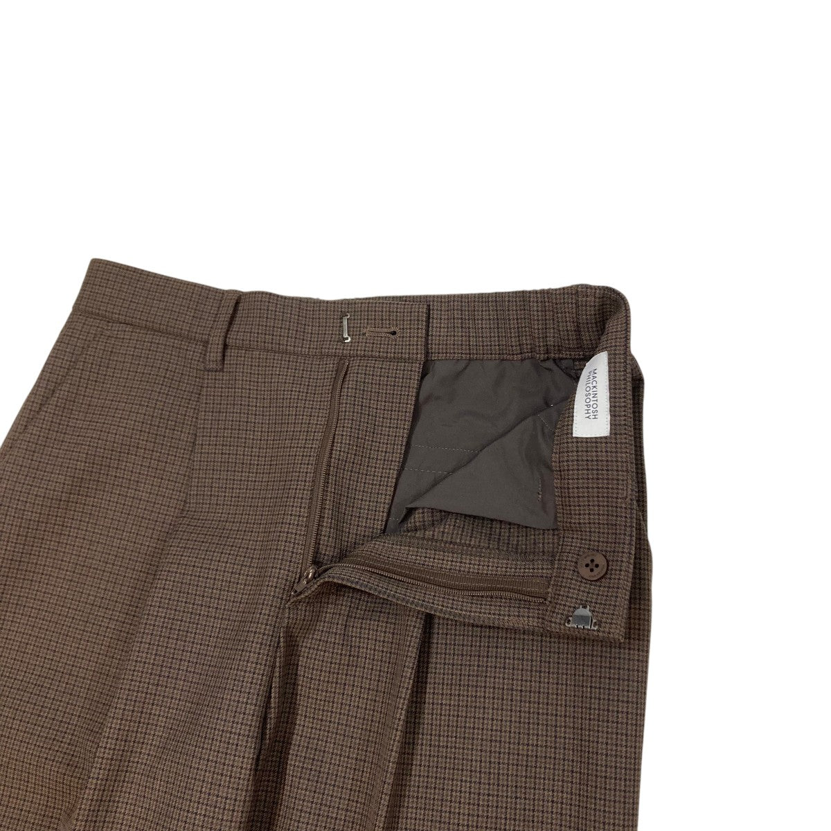 MACKINTOSH PHILOSOPHY ブラッシュドライニングワイドパンツスラックスH5R21-458-58 古着・中古-3枚目のアイテム画像