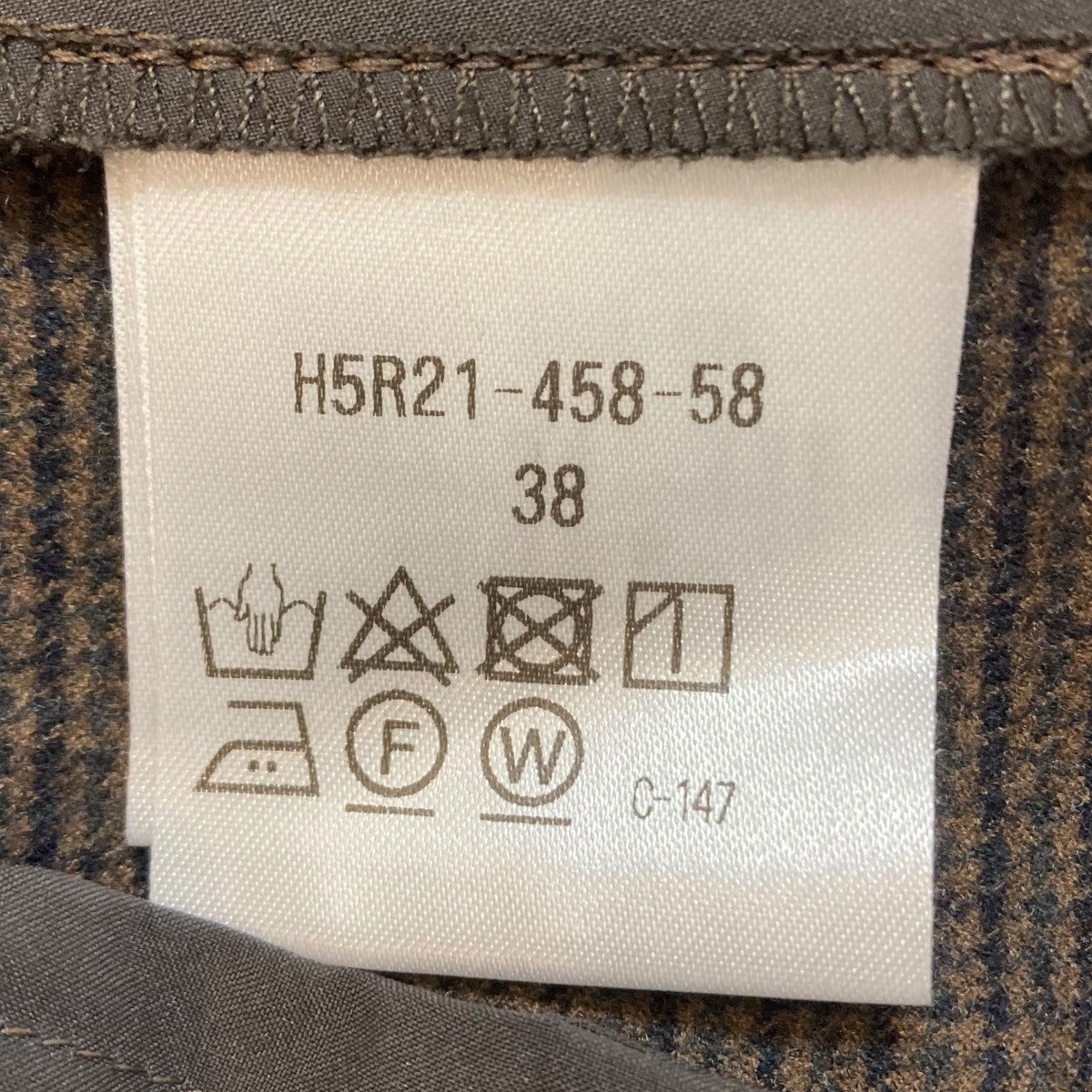 MACKINTOSH PHILOSOPHY ブラッシュドライニングワイドパンツスラックスH5R21-458-58 古着・中古-6枚目のアイテム画像