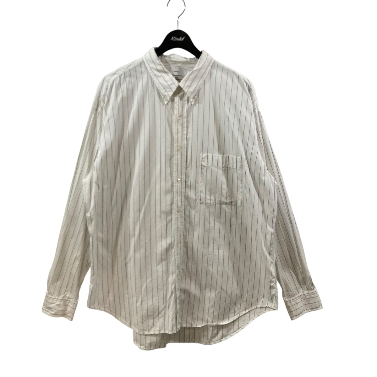 Thomas Mason L/S B.D Box ShirtストライプシャツGM201-50058