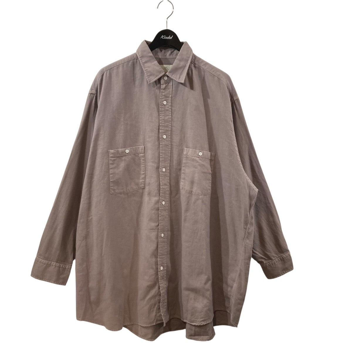 HERILL Cotton Cashmere Brush Work Shirtsコットンカシミヤワークシャツ22-050-HL-8020-3 古着・中古-1枚目のアイテム画像