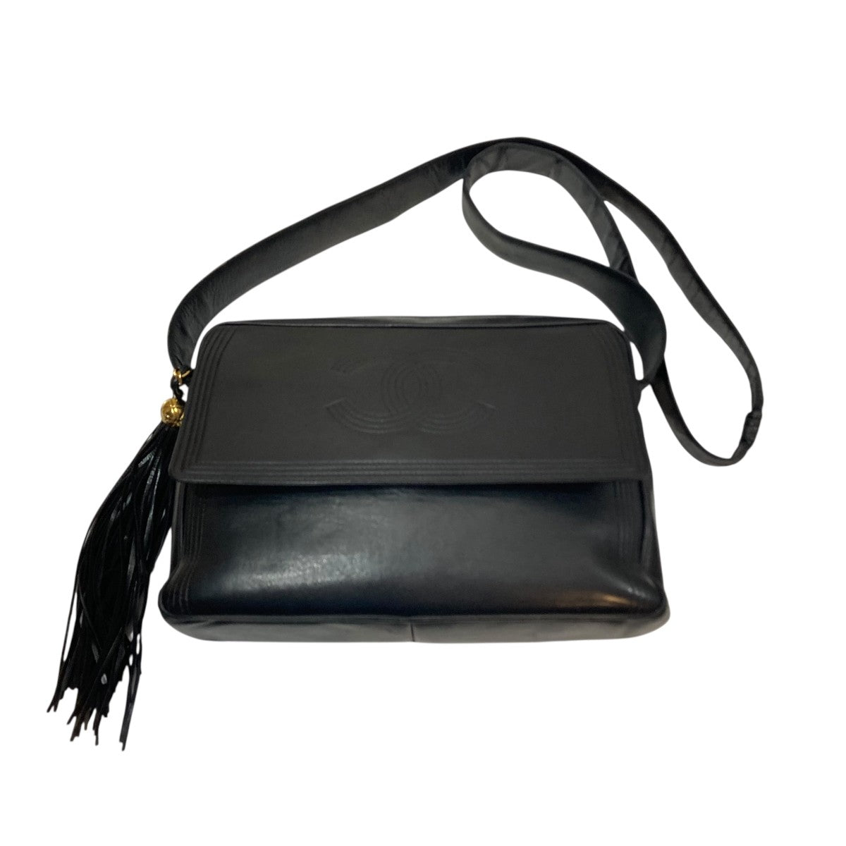 CHANEL デカココ フリンジショルダーバッグ 古着・中古-1枚目のアイテム画像