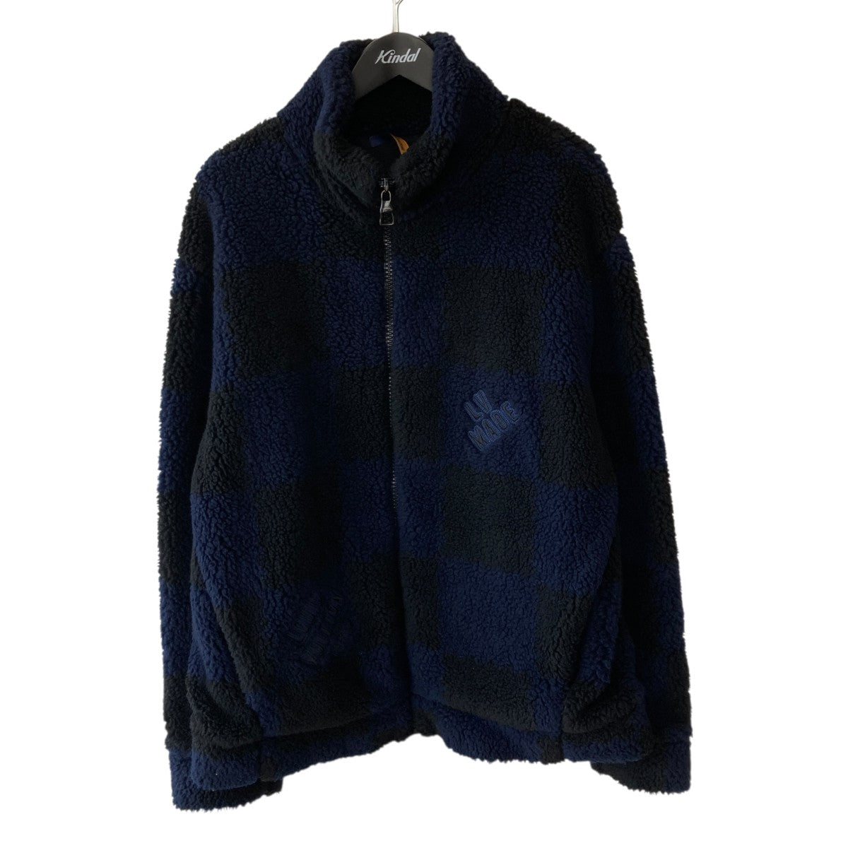 22SSNIGO JACQUARD DAMIER FLEECE JACKETボアジャケットHMY05W