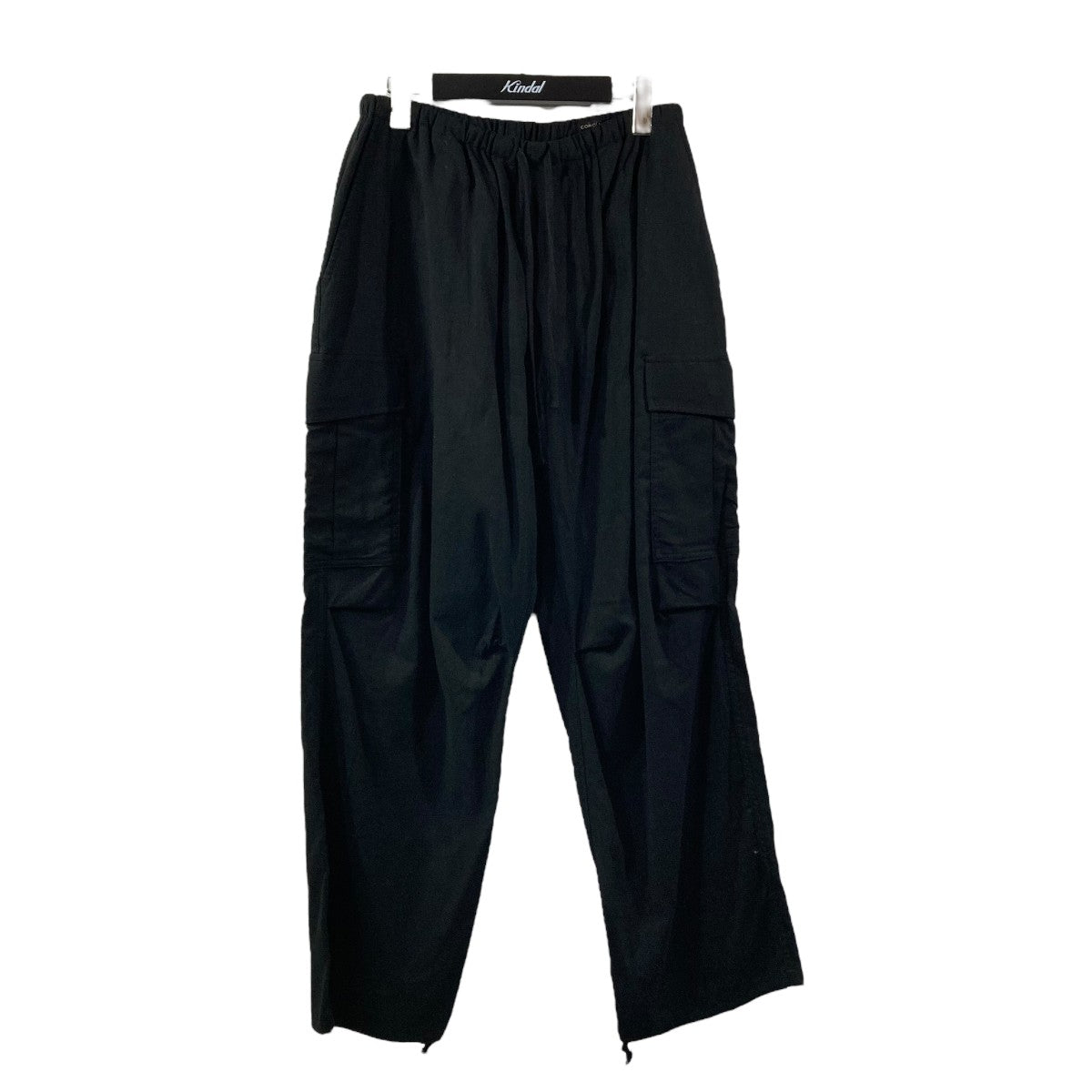 23SS　COMOLI コモリ サイズ 2 黒 X01-03025 FK COMOLI(コモリ) オックス ニータックカーゴパンツイージーパンツ