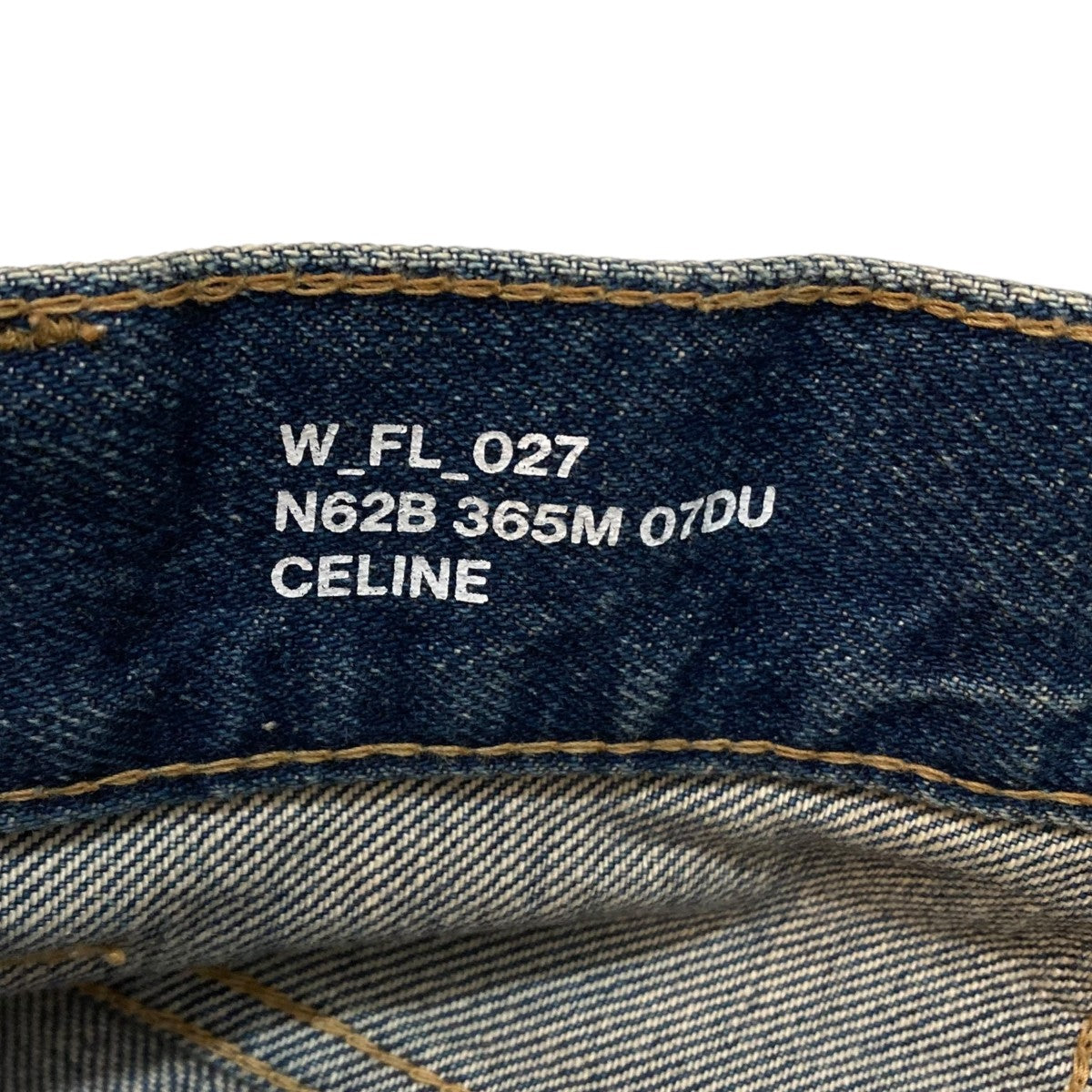 CELINE ダメージ加工デニムパンツN62B 365M 07DU 古着・中古-8枚目のアイテム画像