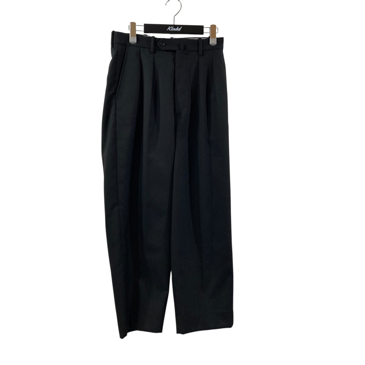 Steven Alan マットクロスインツープリーツドレストラウザーズ ブラック Steven Alan（スティーブンアラン）の「＜Steven Alan＞ マット