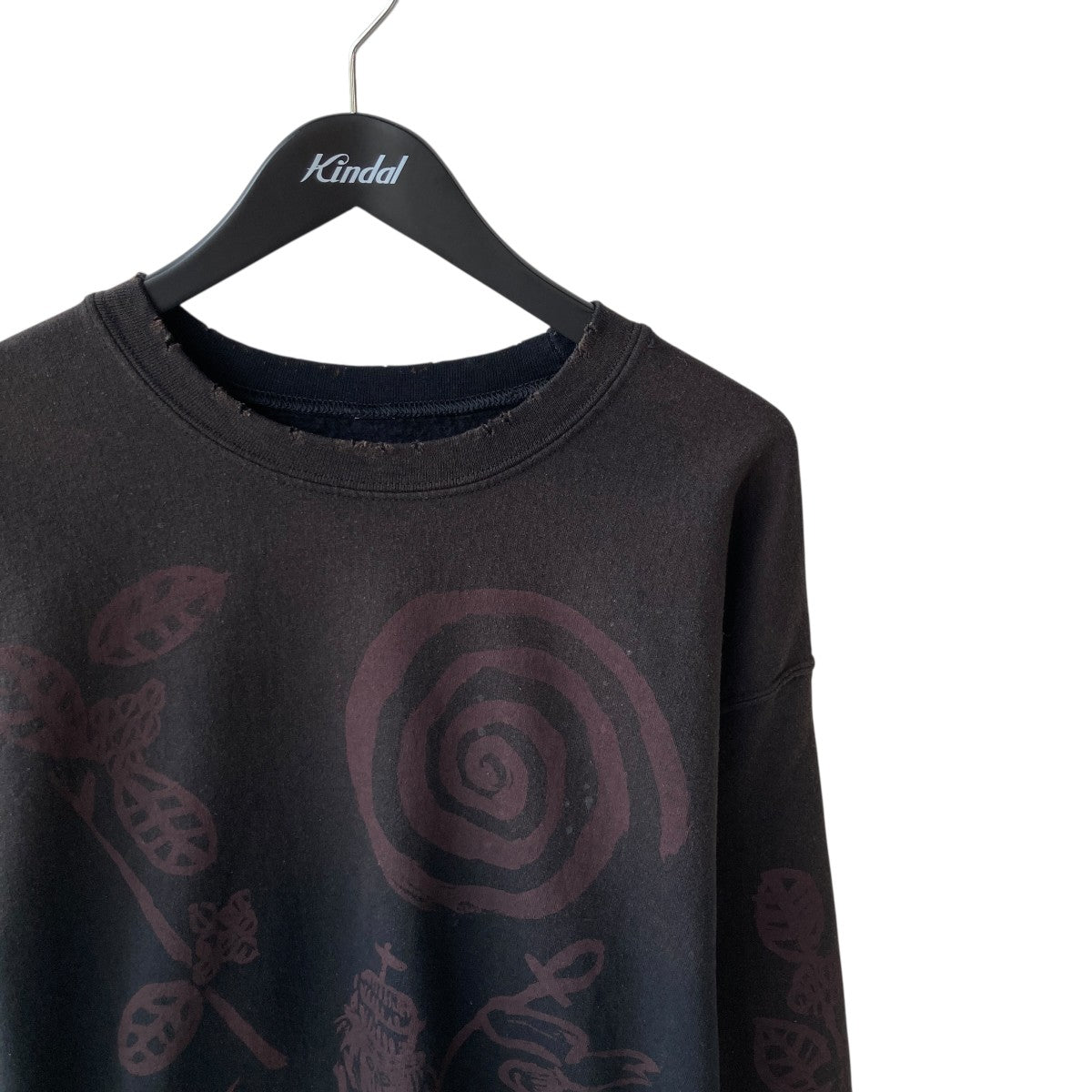 ETHIOPIA PRINT VINTAGE SWEATSHIRTトレーナー23SS-CSS-004