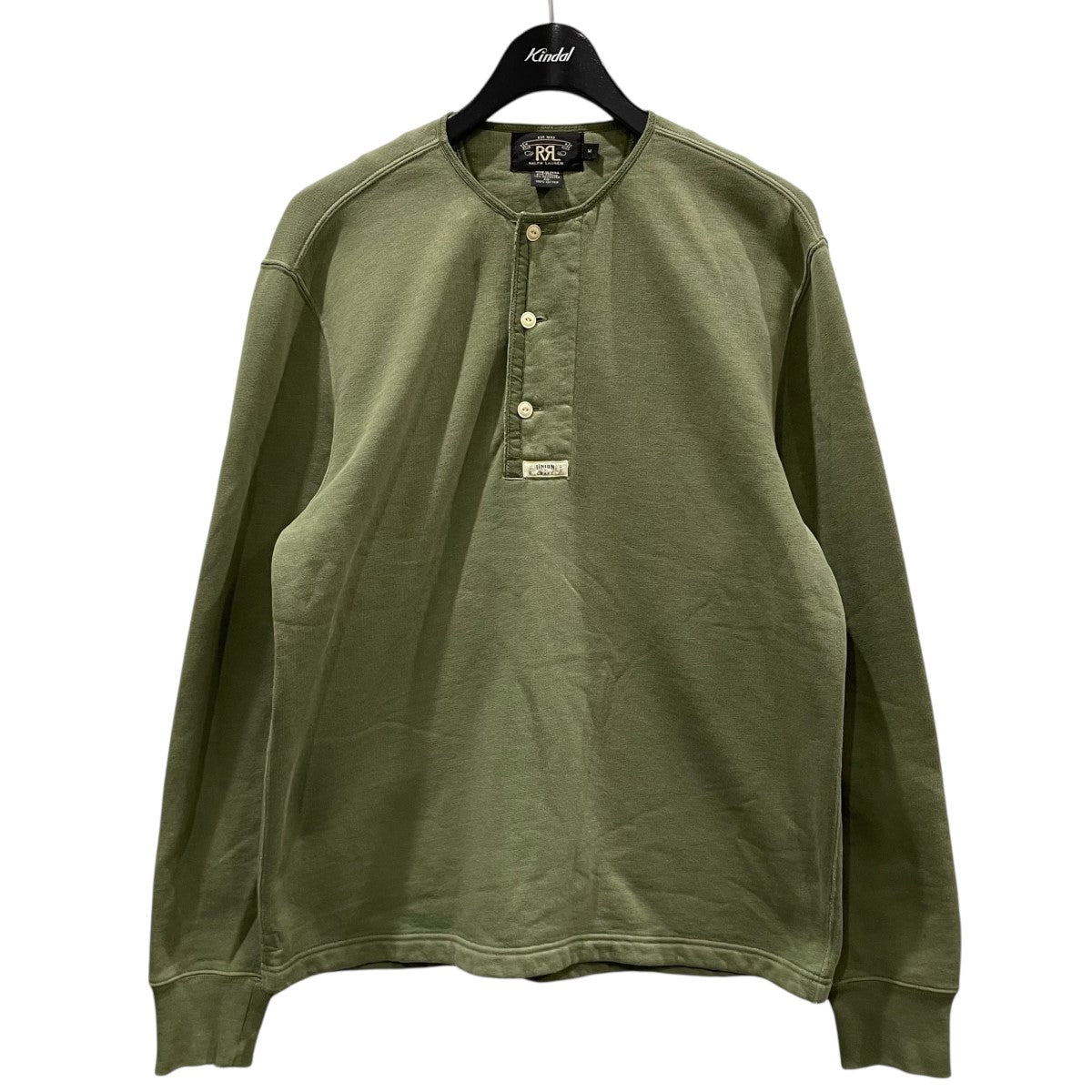 ダブルアールエル RRL ブラック ヘンリーネック 長袖カットソー 楽天市場】RRL ヘンリーネック（Tシャツ・カットソー｜トップス
