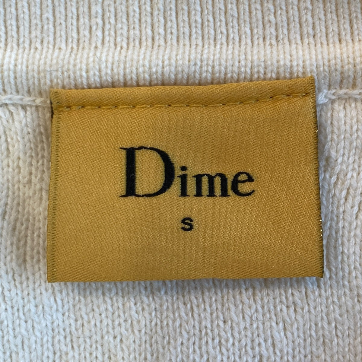 Wave Cable Knit Polo半袖ポロシャツDIMESP248CRE
