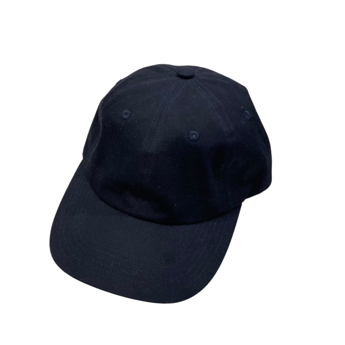 【美品】KIJIMA TAKAYUKI キャップ E-008C E-008C Cotton Gaba 6panel Cap(F(MEN) Black/ブラック): KIJIMA
