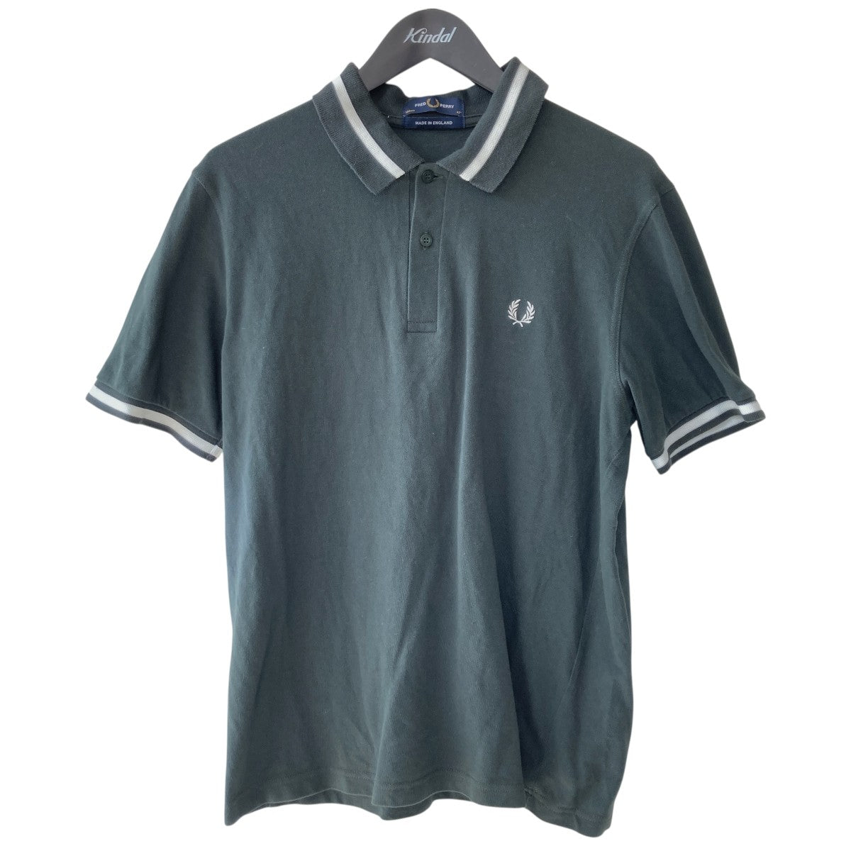 FRED PERRY ポロシャツ UK 8 FRED PERRY ブラック ポロシャツ 半袖 UK 8 The Fred Perry