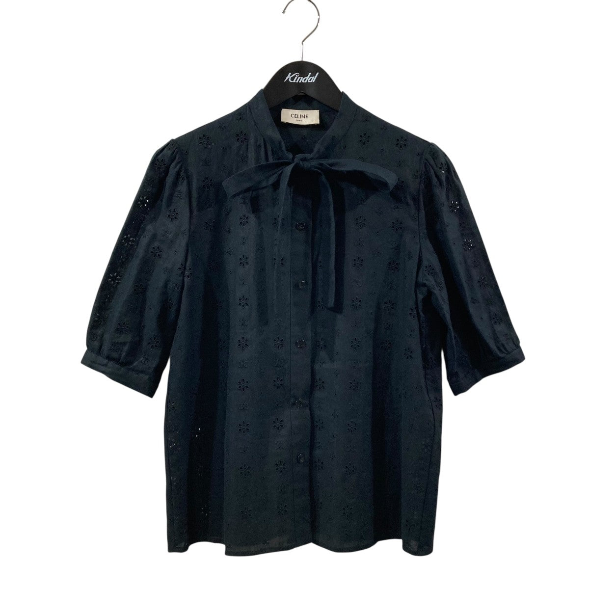 美品❢セリーヌ　トップス　ブラウス　半袖　CELINE CELINE(セリーヌ) 半袖ブラウス2B557801P 2B557801P ブラック