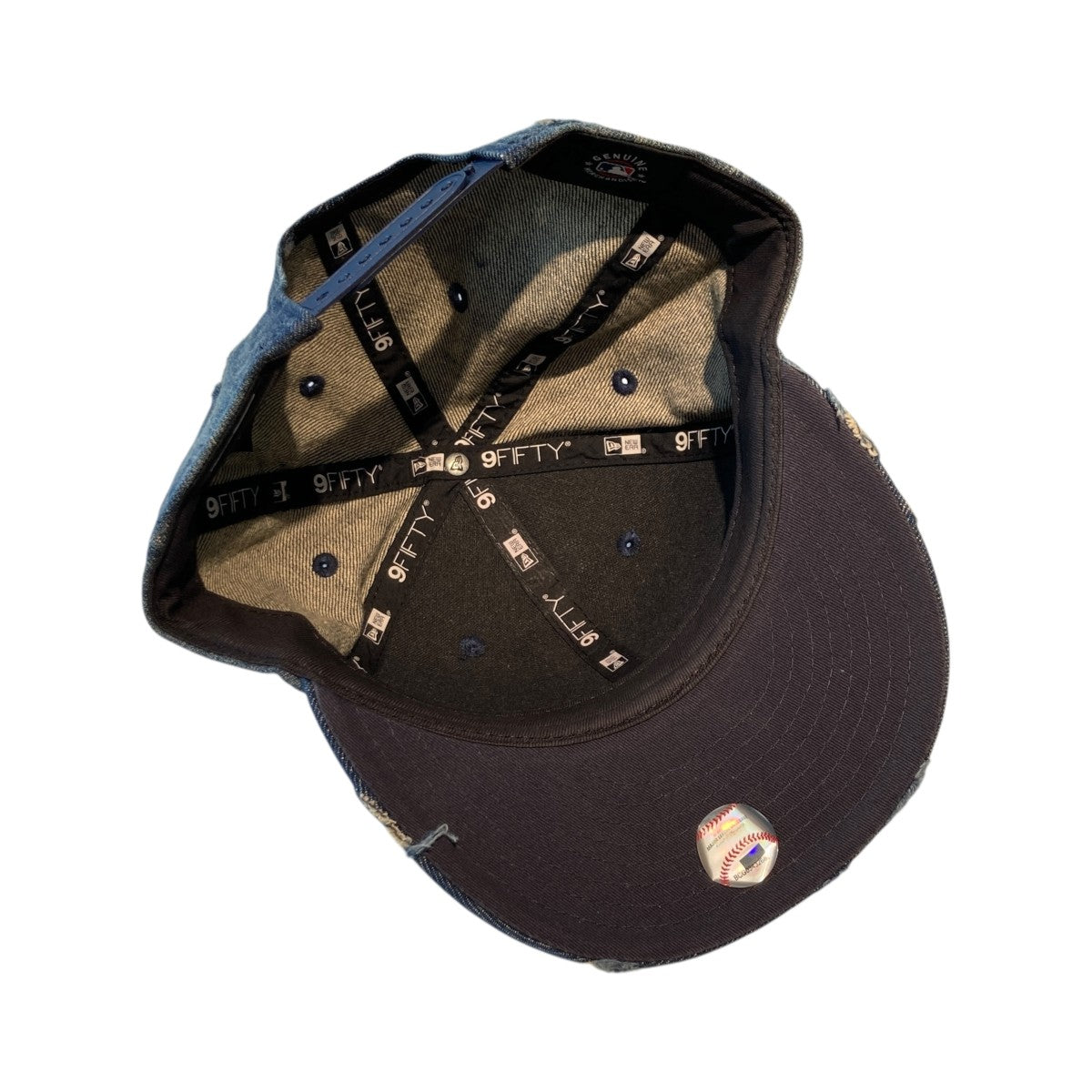 59FIFTY Denim Custom ニューヨーク・ヤンキース ウォッシュドデニムキャップ13516118